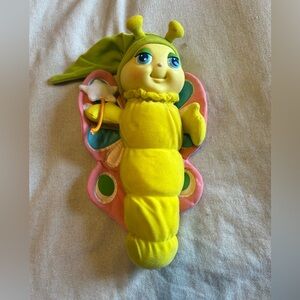 Vintage Glo word Glo butterfly Hasbro 1985